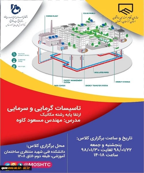 برگزاری دورهای آموزشی ارتقاء پایه در رشته های مکانیک و برق ( آموزش آزاد ) در محل دانشکده فنی شهید منتظری مشهد 2