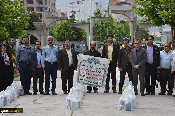 ارسال بسته های حمایتی دانشگاه فنی و حرفه ای استان مازندران جهت اهدا به سیل زدگان استان گلستان 4