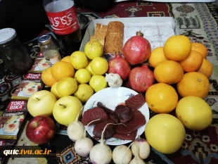 گزارش پذیرایی شب یلدا از دانشجویان 4