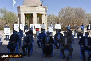 گزارش تصویری از حضور مهندس طاهری بمناسبت ۱۳آبان ماه درمحل دانشگاه آزاد اسلامی قوچان 9