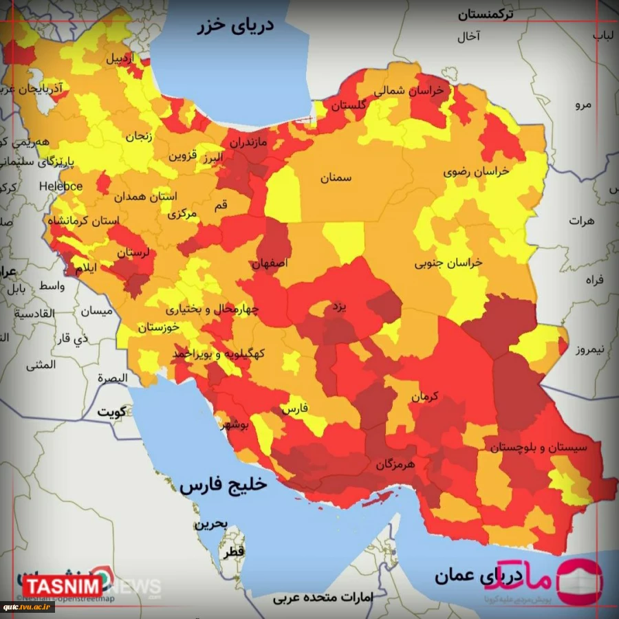 افزایش شهرستانهای قرمز کرونا به ۱۴۳
 2