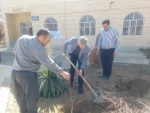 همزمان با جشن نیمه شعبان به مناسبت روزدرخت کاری باحضورجناب سرهنگ پاسدار رشادیان، سرکارخانم دکتر شوشتری و ریاست دانشگاه دکتر مهدی چم پور و حاج آقای مهدوی نژاد سه اصله نهال در فضای سبز آموزشکده کاشته شد.
 2