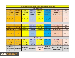 اطلاعیه شماره یک: