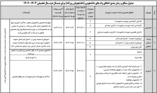 قابل توجه دانشجویان عزیز      3