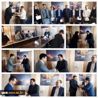 تقدیر از مشاورین و اساتید راهنما گروه‌های آموزشی آموزشکده ملی مهارت شهید رجایی قوچان