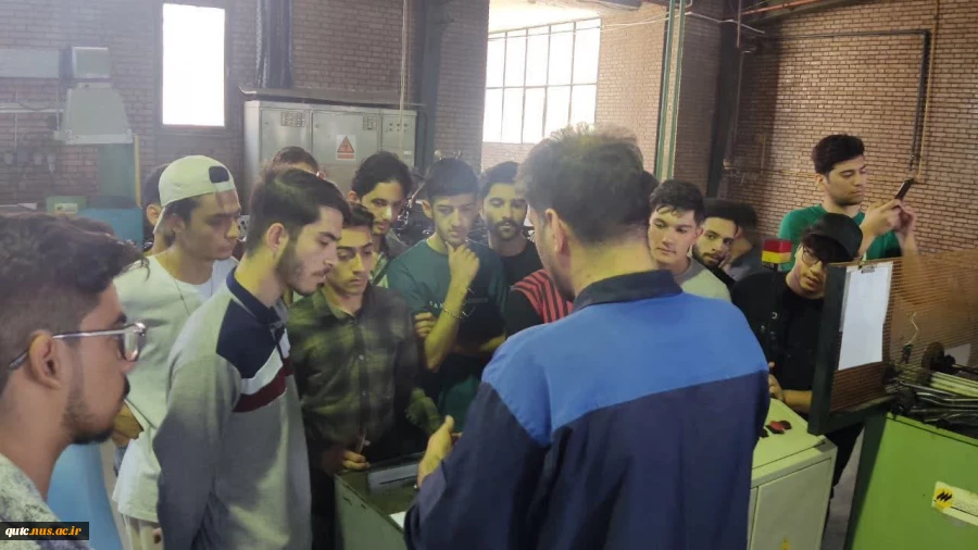 بازدید دانشجویان رشته الکترونیک از کارخانه آساک دوچرخ قوچان  2