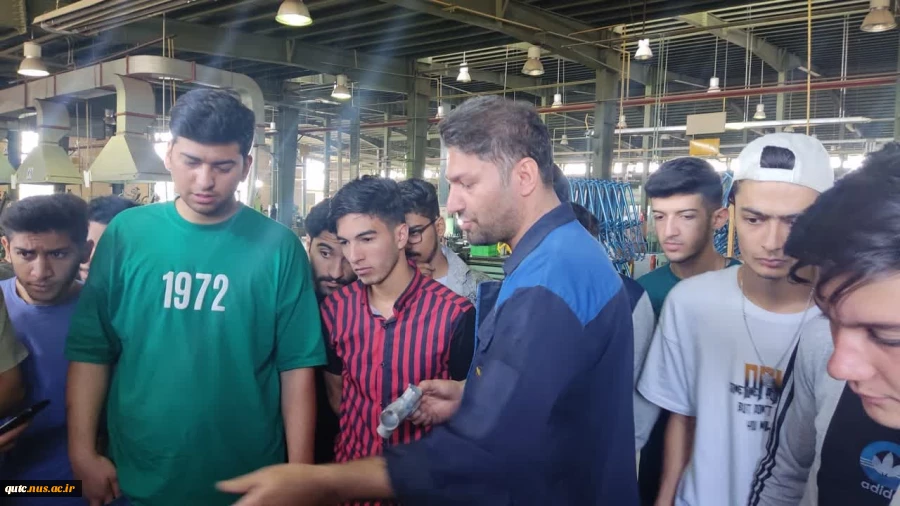 بازدید دانشجویان رشته الکترونیک از کارخانه آساک دوچرخ قوچان  5
