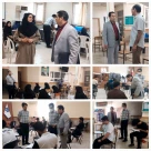 آقای مهندس میرزازاده نماینده محترم نظارت، ارزیابی و تضمین کیفیت  دانشگاه ملی مهارت خراسان شمالی از فرآیند برگزاری امتحانات پایان ترم آموزشکده قوچان بازدید کردند.