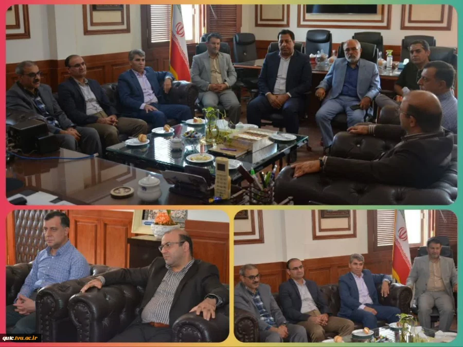دیدار مسئولین آموزشکده قوچان با دکتر آیتی سرپرست دانشگاه صنعتی قوچان و معاونین دانشگاه صنعتی قوچان 2